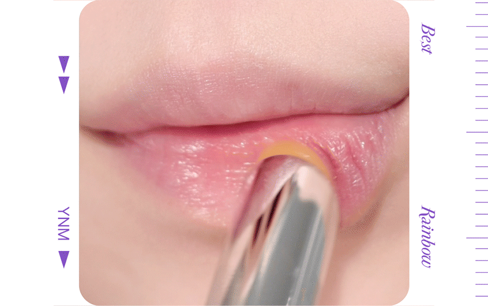 YNM Lip Balm Rainbow Honey (gif)